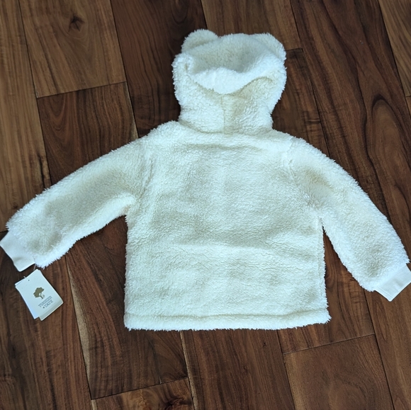 Tucker + Tate Teddy Bear Cozy Pile High  Hooded Compfy Fleece 12 months Nwt  ❤️ - Picture 7 of 10